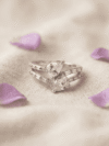 Elegant Dual Pear-Cut Diamond Ring
